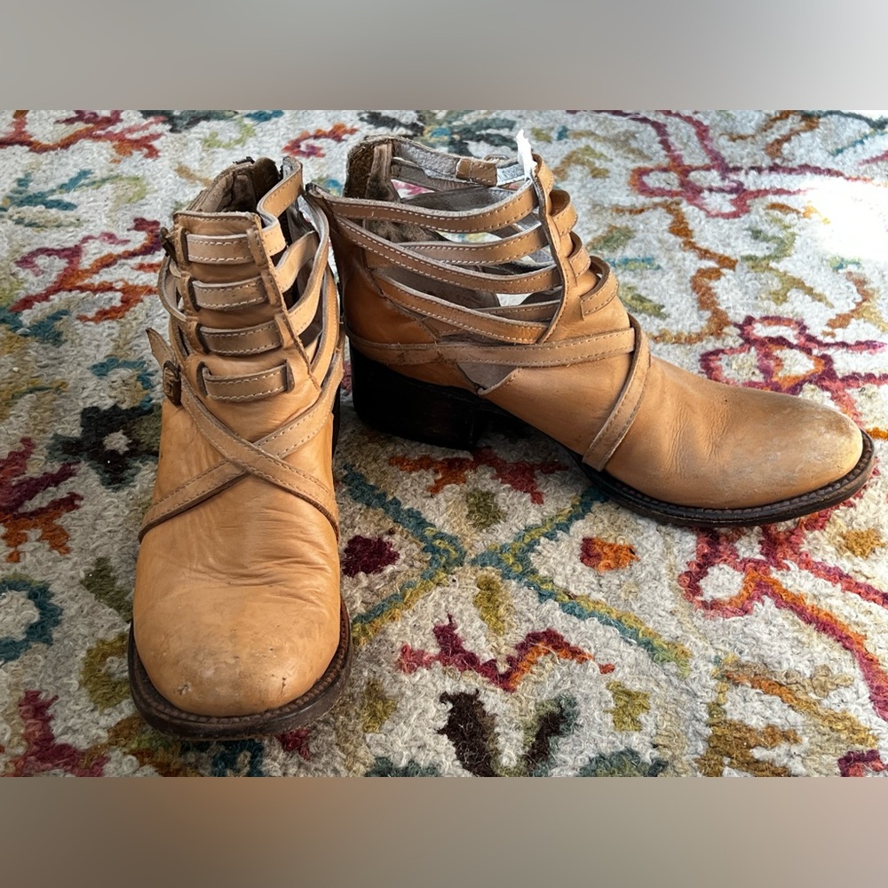 COPY - Freebird Stair distressed ankle boots